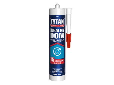 Zdjęcie: Silikon sanitarny neutralny biały 280 ml TYTAN