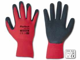 Rękawice ochronne Perfect Grip Red Full lateks, rozmiar 8 BRADAS