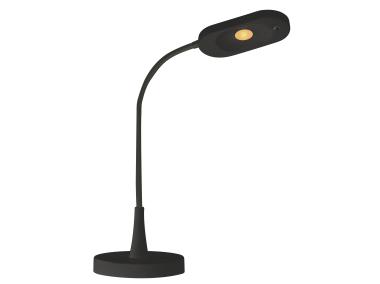 Zdjęcie: Lampa biurkowa LED black & home czarna EMOS