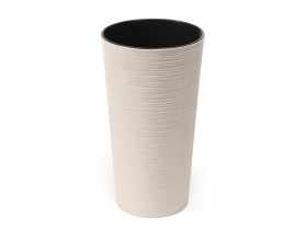 Donica Lila Eco 19 cm dłuto biały LAMELA