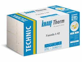 Styropian Therm Tech Fasada 42, 120x500x1000 mm KNAUF INDUSTRIES