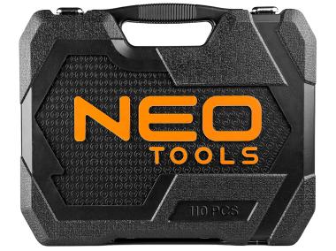 Zdjęcie: Klucze nasadowe 1/4", 1/2", zestaw 110 sztuk CrV NEO TOOLS