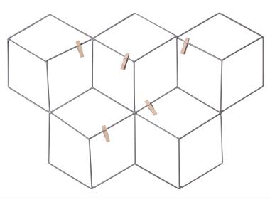 Zdjęcie: Kratka na zdjęcia Qubo 53,5x37 cm szara UNIGLOB