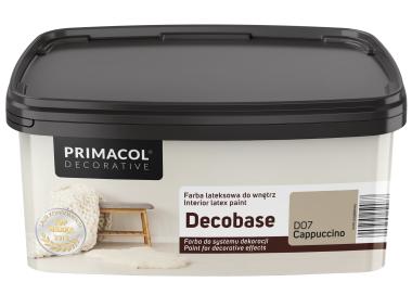 Zdjęcie: Farba Decobase 1 L Cappuccino D07 PRIMACOL DECORATIVE