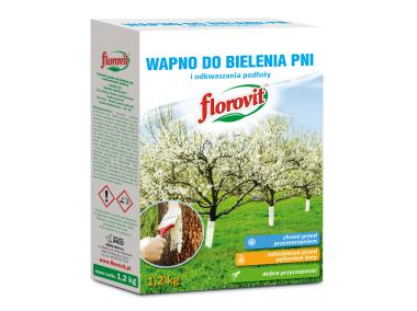 Zdjęcie: Wapno do bielenia pni i odkwaszania podłoży karton 1,2 kg FLOROVIT