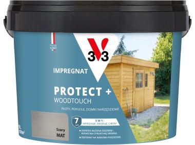 Zdjęcie: Impregnat Protect+ Woodtouch Szary 9L V33