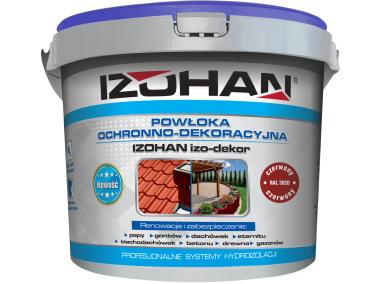 Zdjęcie: Powłoka ochronno-dekoracyjna Izo-Dekor czerwony 20 kg IZOHAN