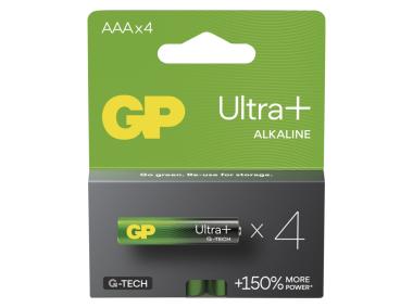 Zdjęcie: Bateria alkaliczna GP Ultra Plus AAA (LR03) 4PP MB EMOS