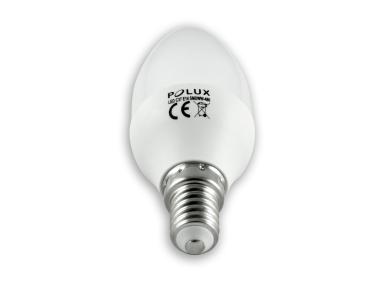 Zdjęcie: Żarówka LED C37 E14  4,9 W 480 lm pc+aluminium POLUX