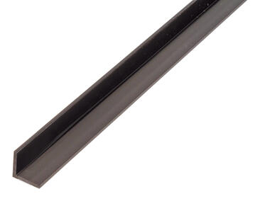 Zdjęcie: Profil kątowy PVC czarny 1000x10x10x1,0 mm ALBERTS