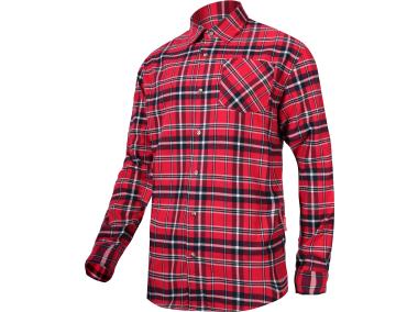 Zdjęcie: Koszula flanelowa czerwono-granatowe, 170g/m2, 3XL, CE, LAHTI PRO