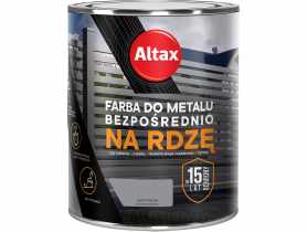 Farba do metalu 0,75 L szary połysk ALTAX