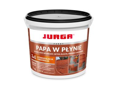 Zdjęcie: Papa w płynie, ceglasty czerwony 12 kg JURGA