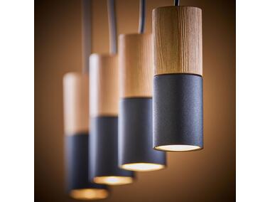 Zdjęcie: Lampa wisząca Elit wood black 4 x GU 10 6311 TK LIGHTING