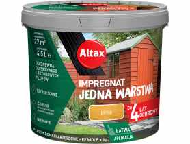 Impregnat Jedna Warstwa 4 lata 4,5 L pinia ALTAX