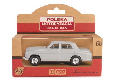 Zdjęcie: Model metalowy Prl Warszawa 223 Fh02A-09-01 popielaty DAFFI