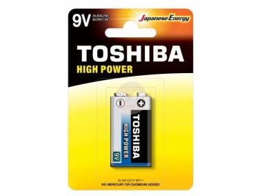 Zdjęcie: Bateria alkaiczna 9 V High Power TOSHIBA