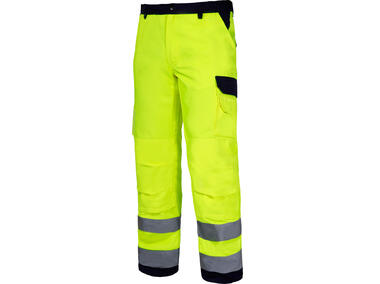 Zdjęcie: Spodnie ostrzegawcze żółte premium, L, CE, LAHTI PRO