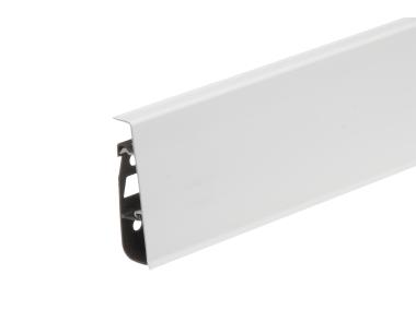 Zdjęcie: Listwa przypodłogowa PVC Hi Line Prestige 2,2x7,5 cm 2,50 m Biały RAL 9003 Mat CEZAR