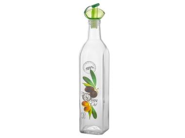 Zdjęcie: Butelka do oliwy Natural 500 ml kwadratowa dekor FLORINA