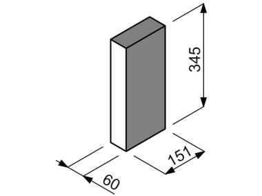 Zdjęcie: Palisada stone PL34 czarny JONIEC