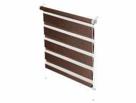 Roleta Mini Zebra Z-754  nature wenge 68x215 cm GARDINIA