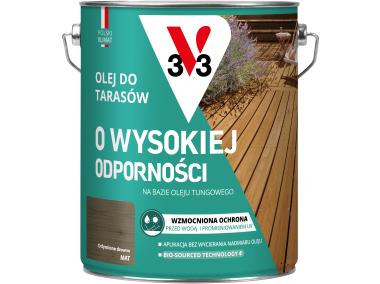 Zdjęcie: Olej do tarasów o wysokiej odporności Odymione drewno 4,5L V33