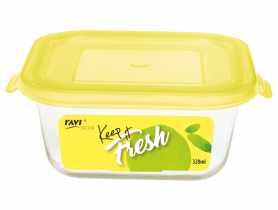 Pojemnik na żywność Keep it Fresh 320 ml kwadratowy RAVI