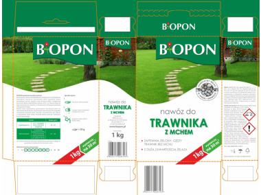 Zdjęcie: Nawóz do trawnika z mchem 1 kg BOPON