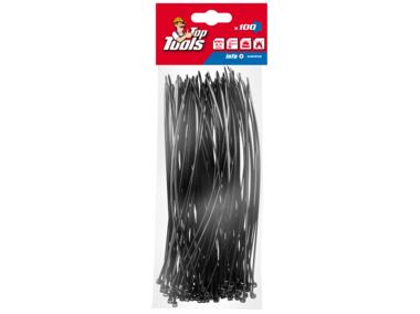 Zdjęcie: Opaski zaciskowe 2.5 x 200 mm, 100 szt. TOP TOOLS