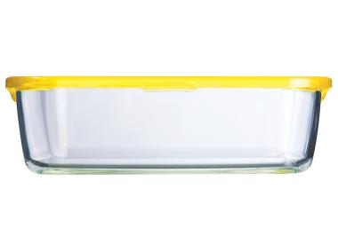 Zdjęcie: Pojemnik Keep N Bowl 760 ml prostokątny z żółtą pokrywką LUMINARC