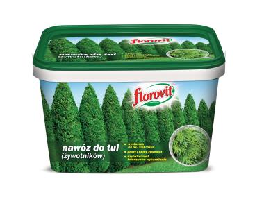 Zdjęcie: Nawóz do tui (żywotników) wiadro 4 kg FLOROVIT