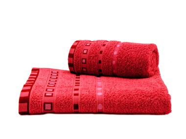 Zdjęcie: Ręcznik Michael 70x140 cm czerwony MISS LUCY