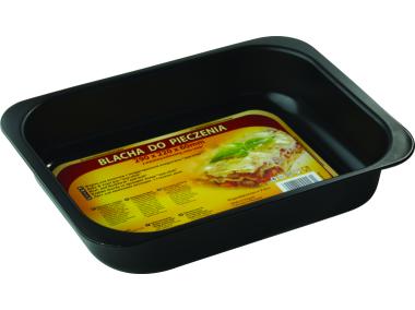 Zdjęcie: Blacha czarna tłoczona 29x22x6 cm Non-Stick do pieczenia MONDEX