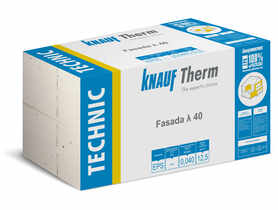 Styropian Therm Tech Fasada 40, 130x500x1000 mm KNAUF INDUSTRIES