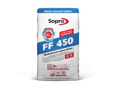 Zdjęcie: Zaprawa klejowa wysokoelastyczna FF 450 22,5 kg SOPRO