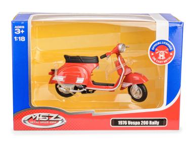 Zdjęcie: Model metalowy 1:18 1976 Vespa 200 Rally 67709 czerwony MSZ