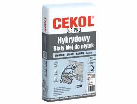 Klej do płytek Q-5 hybrydowy biały 20 kg CEKOL