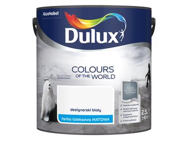 Zdjęcie: Farba lateksowa Kolory Świata 2,5 L designerski biały DULUX