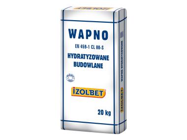 Zdjęcie: Wapno hydratyzowane budowlane 20 kg CL 80-S IZOLBET