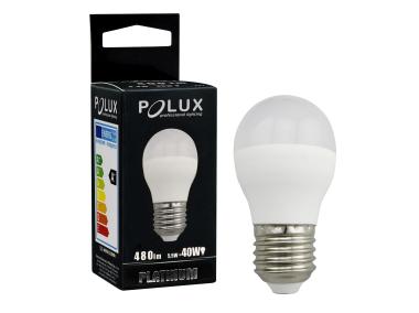 Zdjęcie: Żarówka LED G45 E27  4,9 W 480 lm pc+aluminium POLUX