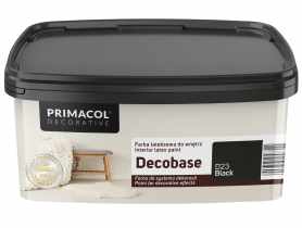 Farba Decobase 1 L Black D23 PRIMACOL DECORATIVE