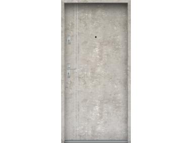 Zdjęcie: Drzwi wejściowe do mieszkań Bastion A-37 Beton naturalny 90 cm prawe OSPŁ KR CENTER