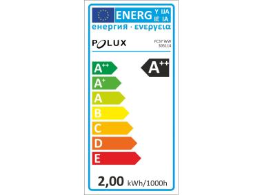 Zdjęcie: Żarówka dekoracyjna C37 E14 2 W clear POLUX