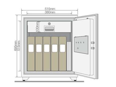 Zdjęcie: Sejf ognioorporny YFM/695/FG2/B LOB
