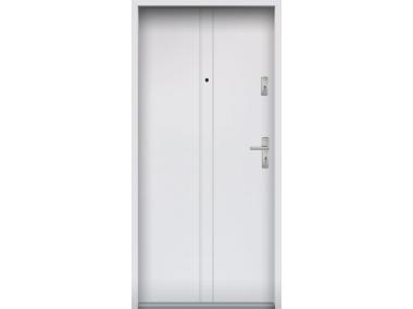 Zdjęcie: Drzwi wejściowe do mieszkań Bastion A-38 Biały 80 cm lewe OSP KR CENTER