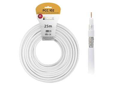 Zdjęcie: Kabel koncentryczny RG6U 25 m PCC102-25 LIBOX