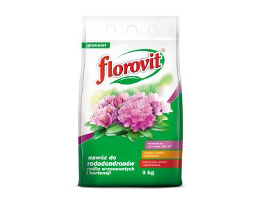 Zdjęcie: Nawóz do rododendronów, roślin wrzosowatych i hortensji worek 3 kg FLOROVIT