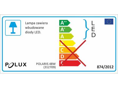 Zdjęcie: Plafon LED Polaris 48 W 38 cm okrągły pilot POLUX