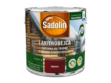 Zdjęcie: Lakierobejca odporna na trudne warunki atmosferyczne 2,5 L mahoń SADOLIN